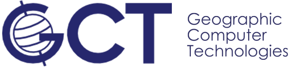 GCT — Geographic Computer Technologies wordmark